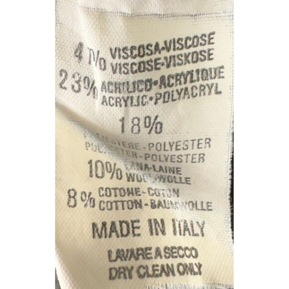 Giorgio Danieli Sweater Men L Gray Heather 1/4 Zip Long Sleeve Made In Italy - Picture 5 of 8